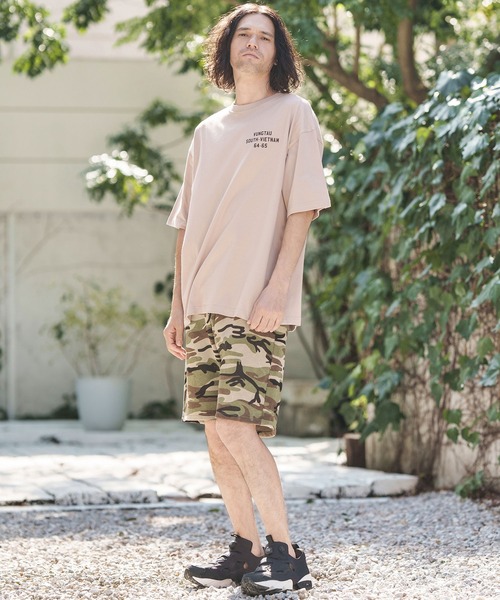 CAMBIO(カンビオ)の「mt8951- ビッグシルエットプリントTシャツ(Vietjan)(Tシャツ/カットソー・メンズ・グレー/ホワイト/ピンク・S/M/L/XL)」の11枚目の写真