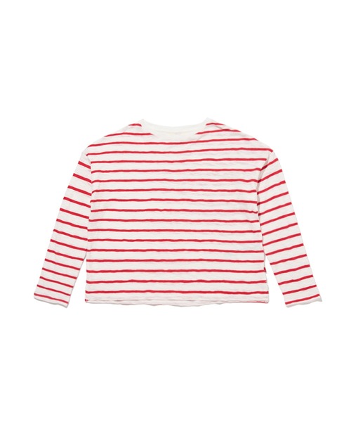 Levi's(リーバイス)の「Levi's/リーバイス ロングスリーブTシャツ レッドストライプ MARGOT(Tシャツ/カットソー・レディース・レッド・M/S/XS)」の7枚目の写真