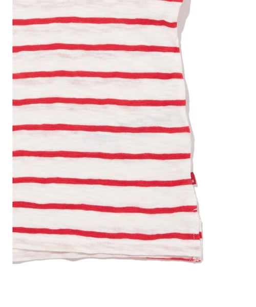 Levi's(リーバイス)の「Levi's/リーバイス ロングスリーブTシャツ レッドストライプ MARGOT(Tシャツ/カットソー・レディース・レッド・M/S/XS)」の11枚目の写真