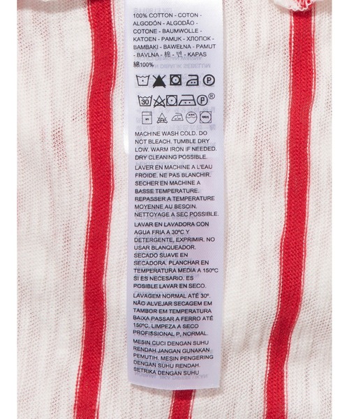 Levi's(リーバイス)の「Levi's/リーバイス ロングスリーブTシャツ レッドストライプ MARGOT(Tシャツ/カットソー・レディース・レッド・M/S/XS)」の13枚目の写真