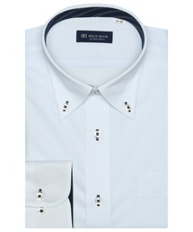 TOKYO SHIRTS（トウキョウシャツ）の「形態安定ノーアイロン ボタンダウン 長袖ニットビジネスワイシャツ（大きいサイズ・長いサイズ）（ビジネスシャツ・メンズ）」