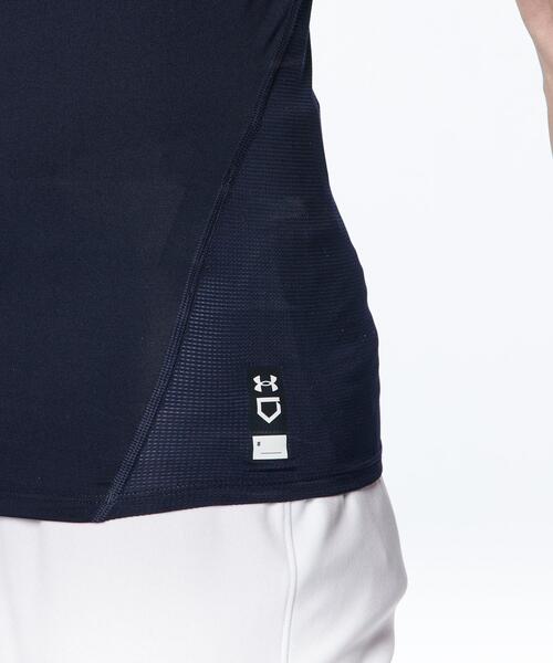 UNDER ARMOUR(アンダーアーマー)の「【使用禁止】UAヒートギアアーマー コンプレッション スリーブレス クルーネック シャツ(ベースボール/メンズ)(Tシャツ/カットソー・メンズ・ネイビー・L/M)」の5枚目の写真