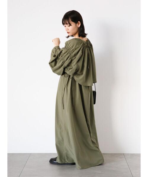 ehka sopo(エヘカソポ)の「ボレロブラウスノースリワンピースセット(ワンピース・レディース・ベージュ/ブラック/カーキ・F)」の8枚目の写真