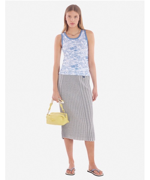 Maison Kitsune（メゾンキツネ）の「BABY FOX PATCH RIBBED MIDI