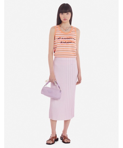 【国内即発】MAISON KITSUNE ベイビーフォックス リブ スカート Maison Kitsune（メゾンキツネ）の「BABY FOX PATCH RIBBED MIDI