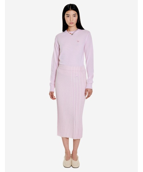 Maison Kitsune（メゾンキツネ）の「BABY FOX PATCH RIBBED MIDI