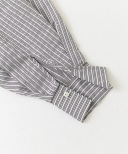 SENSE OF PLACE by URBAN RESEARCH(センスオブプレイスバイアーバンリサーチ)の「シアーストライプシャツ(シャツ/ブラウス・レディース・ブルー系その他/イエロー系その他/グレー系その他/グリーン系その他・ONE)」の13枚目の写真