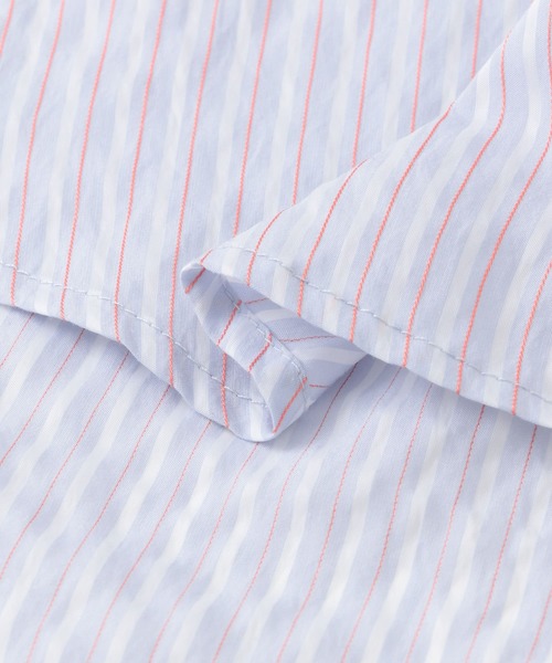 SENSE OF PLACE by URBAN RESEARCH(センスオブプレイスバイアーバンリサーチ)の「シアーストライプシャツ(シャツ/ブラウス・レディース・ブルー系その他/イエロー系その他/グレー系その他/グリーン系その他・ONE)」の16枚目の写真