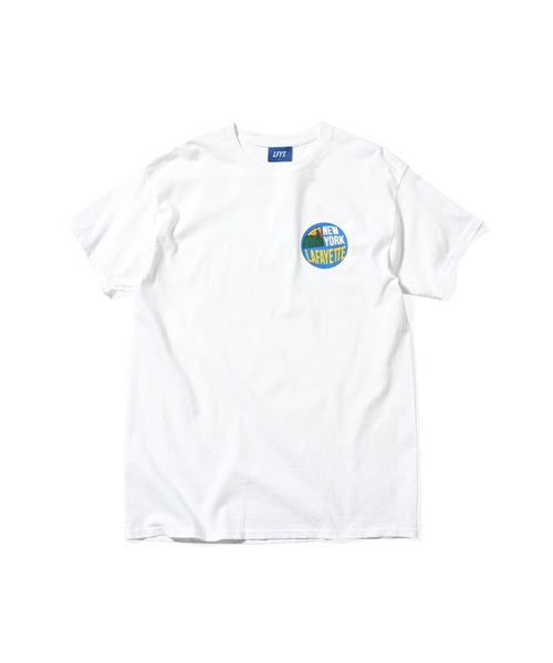 LFYT（エルエフワイティー）の「LFYT ラファイエット [Lafayette] - プリント Tシャツ [LOTTERY TEE] LS240118（Tシャツ/カットソー・メンズ・ブラック/ホワイト/ライトブルー・L/XL/XXL/M/S）」の2枚目の写真