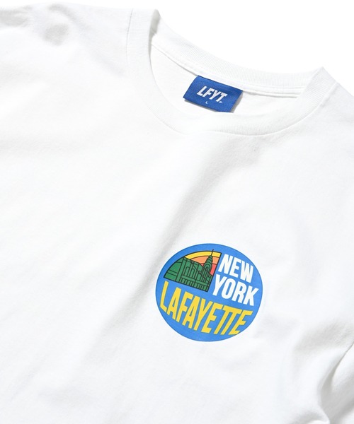 LFYT（エルエフワイティー）の「LFYT ラファイエット [Lafayette] - プリント Tシャツ [LOTTERY TEE] LS240118（Tシャツ/カットソー・メンズ・ブラック/ホワイト/ライトブルー・L/XL/XXL/M/S）」の9枚目の写真