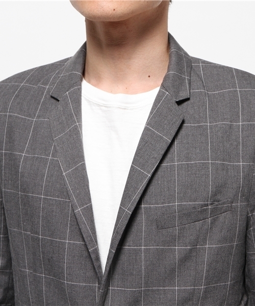 WEGO(ウィゴー)の「WEGO/ノッチド2ボタンチェスターコート(チェスターコート・メンズ・グレー系その他/ベージュ/グレー/ブラック・MEDIUM/LARGE)」の11枚目の写真