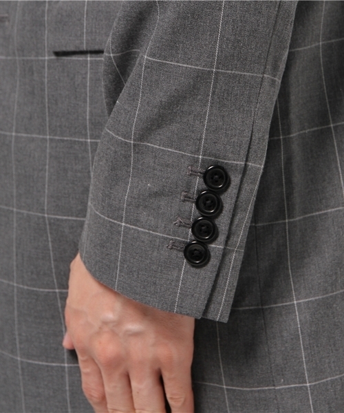 WEGO(ウィゴー)の「WEGO/ノッチド2ボタンチェスターコート(チェスターコート・メンズ・グレー系その他/ベージュ/グレー/ブラック・MEDIUM/LARGE)」の12枚目の写真