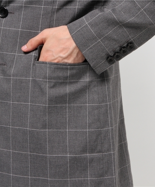 WEGO(ウィゴー)の「WEGO/ノッチド2ボタンチェスターコート(チェスターコート・メンズ・グレー系その他/ベージュ/グレー/ブラック・MEDIUM/LARGE)」の14枚目の写真