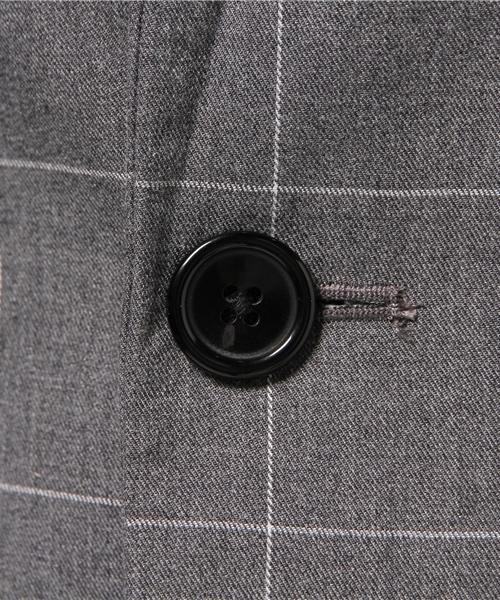 WEGO(ウィゴー)の「WEGO/ノッチド2ボタンチェスターコート(チェスターコート・メンズ・グレー系その他/ベージュ/グレー/ブラック・MEDIUM/LARGE)」の5枚目の写真