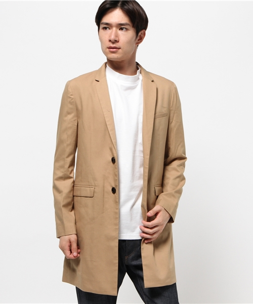 WEGO(ウィゴー)の「WEGO/ノッチド2ボタンチェスターコート(チェスターコート・メンズ・グレー系その他/ベージュ/グレー/ブラック・MEDIUM/LARGE)」の18枚目の写真