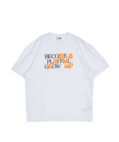 PUMA(プーマ)の「【MURUA×PUMA】ハイドメッセージTシャツ(Tシャツ/カットソー・レディース・ブラック/ホワイト・FREE)」の14枚目の写真