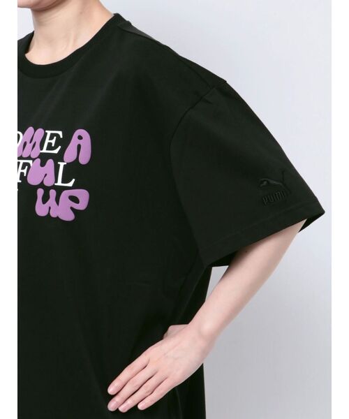 PUMA(プーマ)の「【MURUA×PUMA】ハイドメッセージTシャツ(Tシャツ/カットソー・レディース・ブラック/ホワイト・FREE)」の20枚目の写真