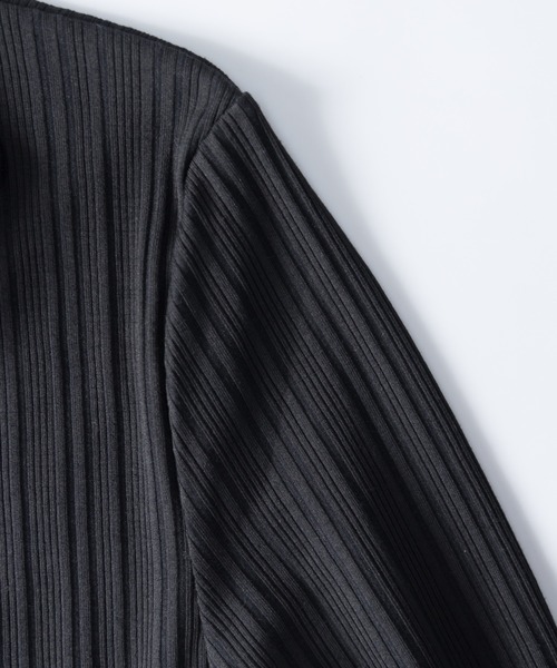 NYLAUS(ナイラス)の「ランダムテレコ ワイヤーイタリアンカラー テーラードジャケット(テーラードジャケット・メンズ・ネイビー/ブラック・LL/M/L)」の4枚目の写真