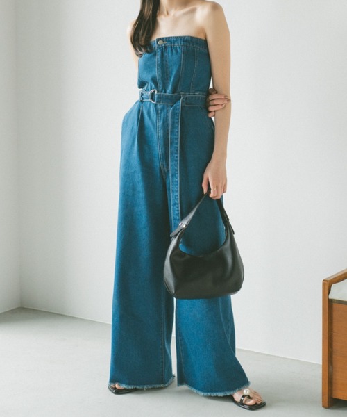 美品꧁ベイジ꧂VERY掲載 RUTHセットアップ サロペット オールインワン　2 EDWIN ONLINE MALL｜【GISELe 4月号掲載】atelier SOMETHING