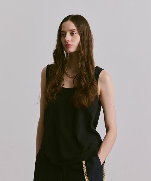soerte（ソエルテ）の「sleeveless cut and sewn (plain)/ノースリーブカットソー（プレーン）（タンクトップ・メンズ・ブラック/グレー/ホワイト・3/2/1）」の18枚目の写真