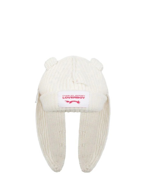 Charles Jeffrey Loverboy（チャールズジェフリーラバーボーイ）の「CHUNKY RABBIT BEANIE（ニットキャップ/ビーニー・レディース・ブラック/ホワイト系その他/パープル/イエロー・ONE SIZE）」の12枚目の写真