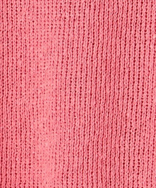 UNITED ARROWS(ユナイテッドアローズ)の「ワシ ホールガーメント ニットTシャツ「SLOW & 」(Tシャツ/カットソー・メンズ・ピンク/ベージュ/パープル・M/L/S)」の17枚目の写真