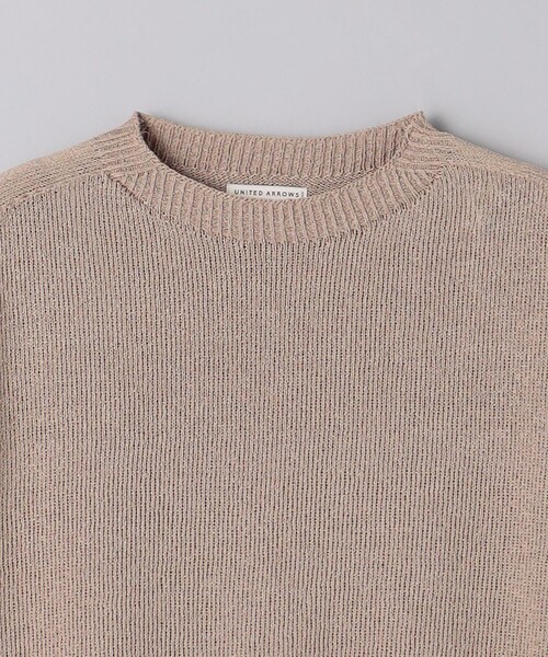 UNITED ARROWS(ユナイテッドアローズ)の「ワシ ホールガーメント ニットTシャツ「SLOW & 」(Tシャツ/カットソー・メンズ・ピンク/ベージュ/パープル・M/L/S)」の20枚目の写真