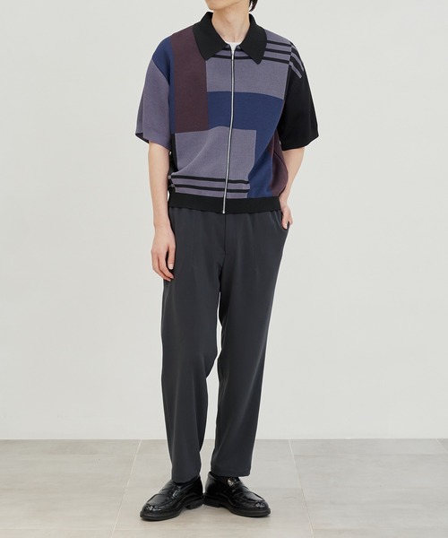 PUBLIC TOKYO（パブリックトウキョウ）の「〈セットアップ対応〉サマーオルタネイトロパンツ（スラックス・メンズ・グレー系その他/ダークグレー・1/2）」の22枚目の写真