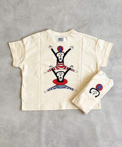 HOGAN RANCH WEAR(ホーガンランチウエア)の「ポケットひょっこりTシャツ(kids/XS~LL)(Tシャツ/カットソー・キッズ・レッド/ブラック/オフホワイト・LL/L/M/S/XS)」の2枚目の写真