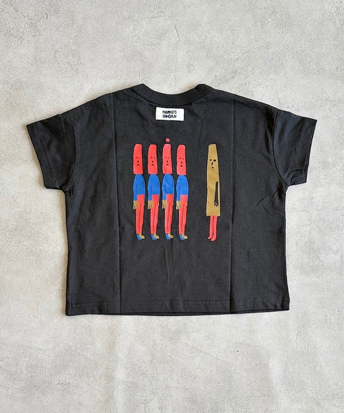 HOGAN RANCH WEAR(ホーガンランチウエア)の「ポケットひょっこりTシャツ(kids/XS~LL)(Tシャツ/カットソー・キッズ・レッド/ブラック/オフホワイト・LL/L/M/S/XS)」の4枚目の写真