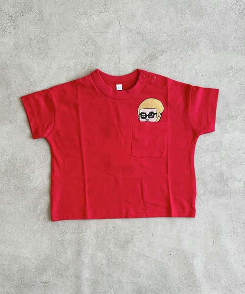 HOGAN RANCH WEAR(ホーガンランチウエア)の「ポケットひょっこりTシャツ(kids/XS~LL)(Tシャツ/カットソー・キッズ・レッド/ブラック/オフホワイト・LL/L/M/S/XS)」の19枚目の写真