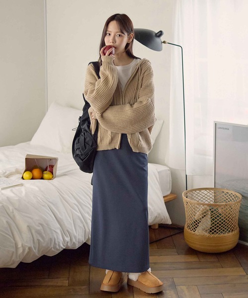 バックスリットナロースカート（スカート）｜CHAN ME（チャンミ）の