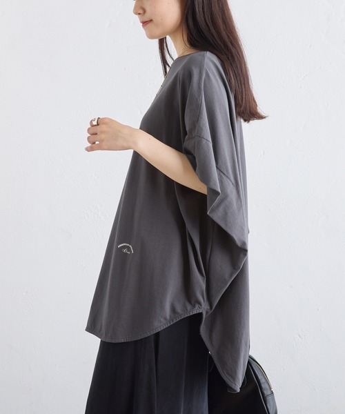 チュニックTシャツ サイドスリット[品番：II000007282