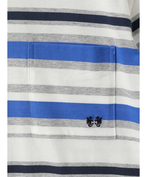 McGREGOR(マックレガー)の「トップマルチボーダーT(Tシャツ/カットソー・メンズ・アイボリー/レッド/ネイビー・LL/L/M)」の13枚目の写真