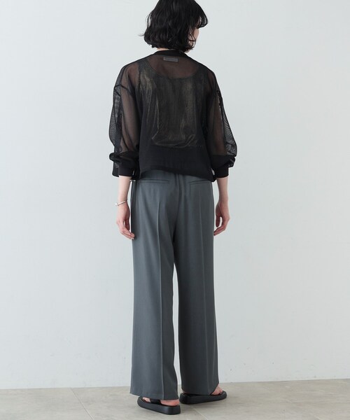 GALLEST（ギャレスト）の「◆梳毛ライクワイドパンツ（その他パンツ・レディース・ブラック/ダークグレー・38/36）」の17枚目の写真