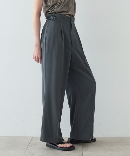 GALLEST（ギャレスト）の「◆梳毛ライクワイドパンツ（その他パンツ・レディース・ブラック/ダークグレー・38/36）」の15枚目の写真