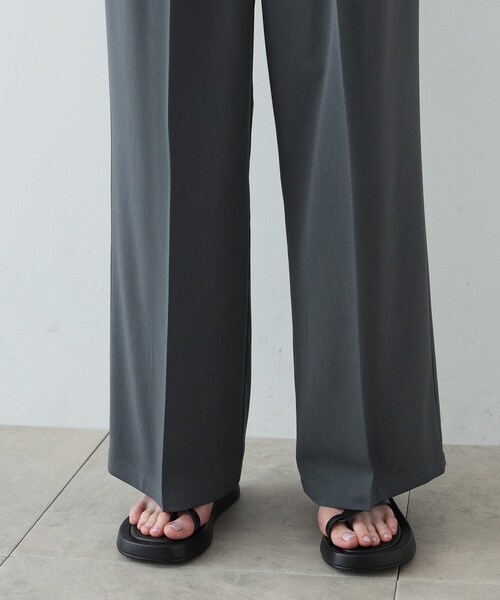 GALLEST（ギャレスト）の「◆梳毛ライクワイドパンツ（その他パンツ・レディース・ブラック/ダークグレー・38/36）」の11枚目の写真