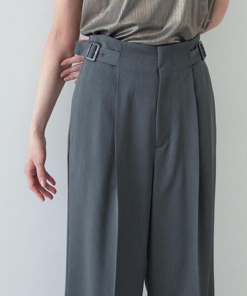 GALLEST（ギャレスト）の「◆梳毛ライクワイドパンツ（その他パンツ・レディース・ブラック/ダークグレー・38/36）」の10枚目の写真