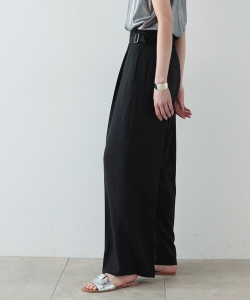 GALLEST（ギャレスト）の「◆梳毛ライクワイドパンツ（その他パンツ・レディース・ブラック/ダークグレー・38/36）」の8枚目の写真