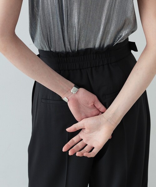 GALLEST（ギャレスト）の「◆梳毛ライクワイドパンツ（その他パンツ・レディース・ブラック/ダークグレー・38/36）」の5枚目の写真