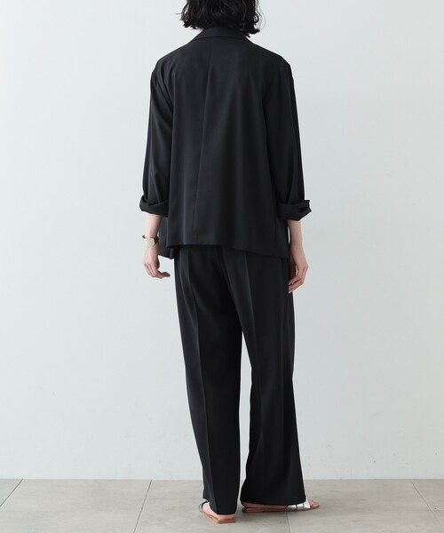 GALLEST（ギャレスト）の「◆梳毛ライクワイドパンツ（その他パンツ・レディース・ブラック/ダークグレー・38/36）」の4枚目の写真