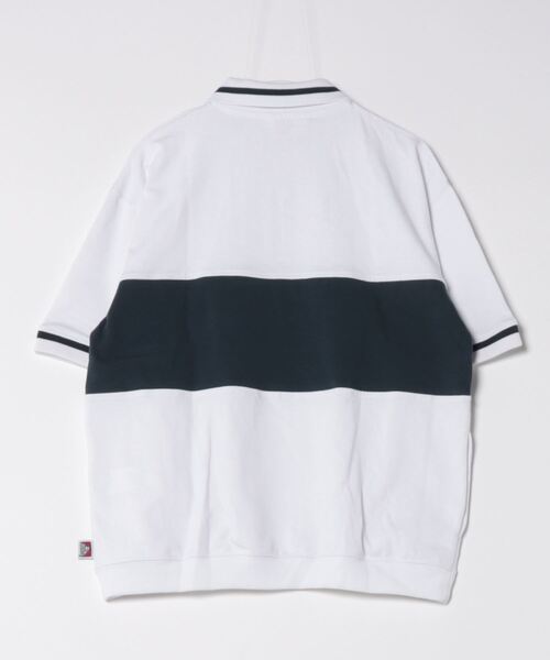 Right-on（ライトオン）の「【BEN DAVIS】ハープ ジップ ポロシャツ（ポロシャツ・メンズ・ブラック/ホワイト/ネイビー・L/M）」の4枚目の写真