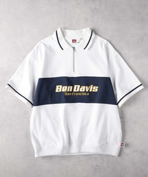 【BEN DAVIS】ハープ ジップ ポロシャツ