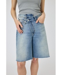 MOUSSY | CROSS WAIST ハーフパンツ(デニムパンツ)