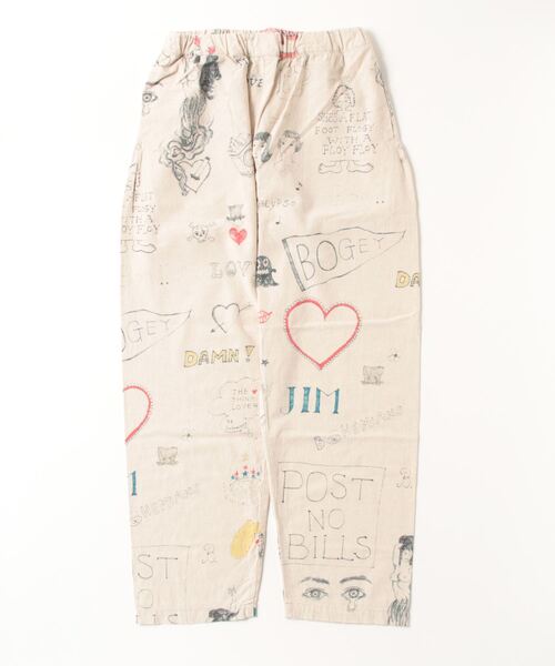 BOHEMIANS（ボヘミアンズ）の「BOHEMIANS / ボヘミアンズ  別注LOOSE PANTS（その他パンツ・レディース・ブラック/ナチュラル・M/S）」の2枚目の写真