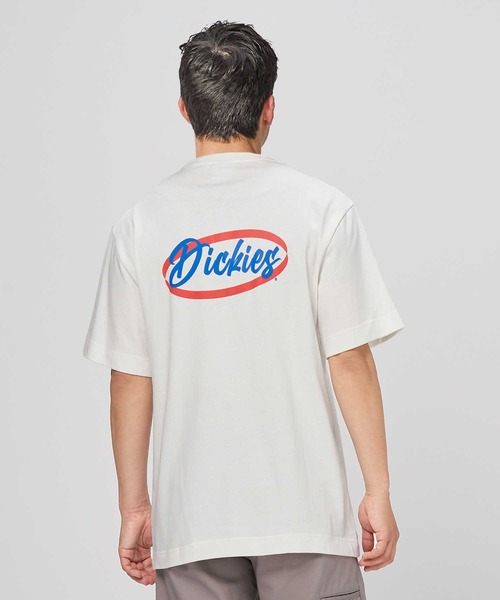 Dickies(ディッキーズ)の「Dickies(ディッキーズ)オーバルロゴTシャツ(Tシャツ/カットソー・メンズ・ブラック/ホワイト/ブルー・L/XL/M)」の2枚目の写真