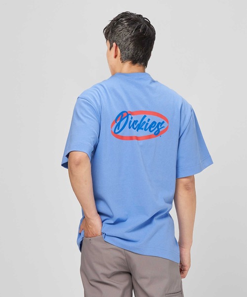 Dickies(ディッキーズ)の「Dickies(ディッキーズ)オーバルロゴTシャツ(Tシャツ/カットソー・メンズ・ブラック/ホワイト/ブルー・L/XL/M)」の3枚目の写真