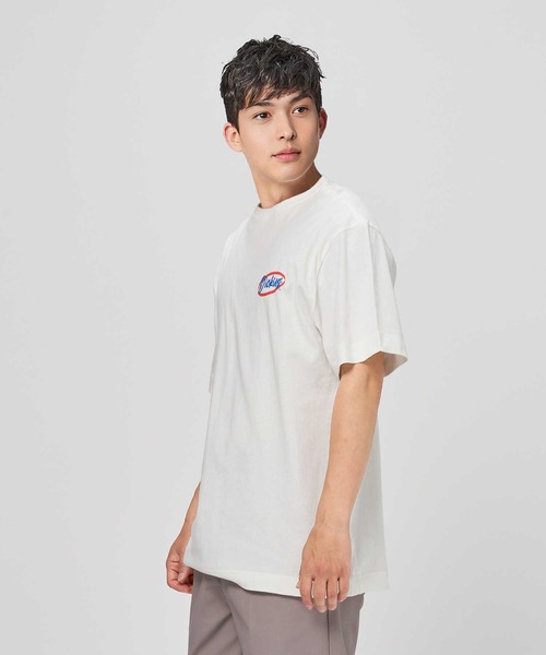 Dickies(ディッキーズ)の「Dickies(ディッキーズ)オーバルロゴTシャツ(Tシャツ/カットソー・メンズ・ブラック/ホワイト/ブルー・L/XL/M)」の18枚目の写真