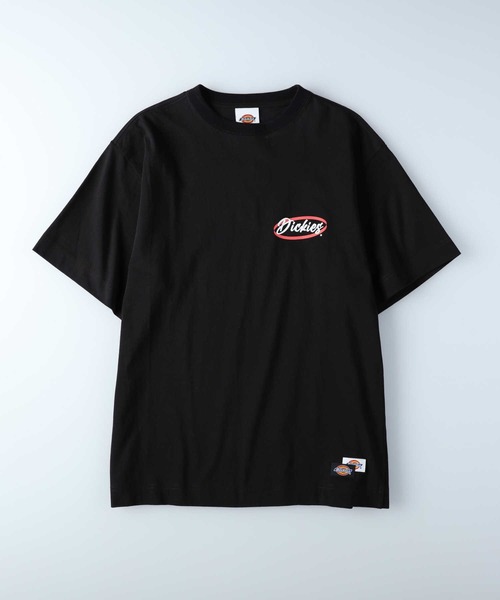 Dickies(ディッキーズ)の「Dickies(ディッキーズ)オーバルロゴTシャツ(Tシャツ/カットソー・メンズ・ブラック/ホワイト/ブルー・L/XL/M)」の9枚目の写真