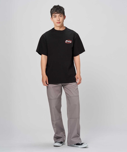 Dickies(ディッキーズ)の「Dickies(ディッキーズ)オーバルロゴTシャツ(Tシャツ/カットソー・メンズ・ブラック/ホワイト/ブルー・L/XL/M)」の8枚目の写真